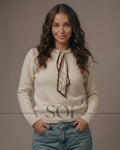 Foulard Knit Top