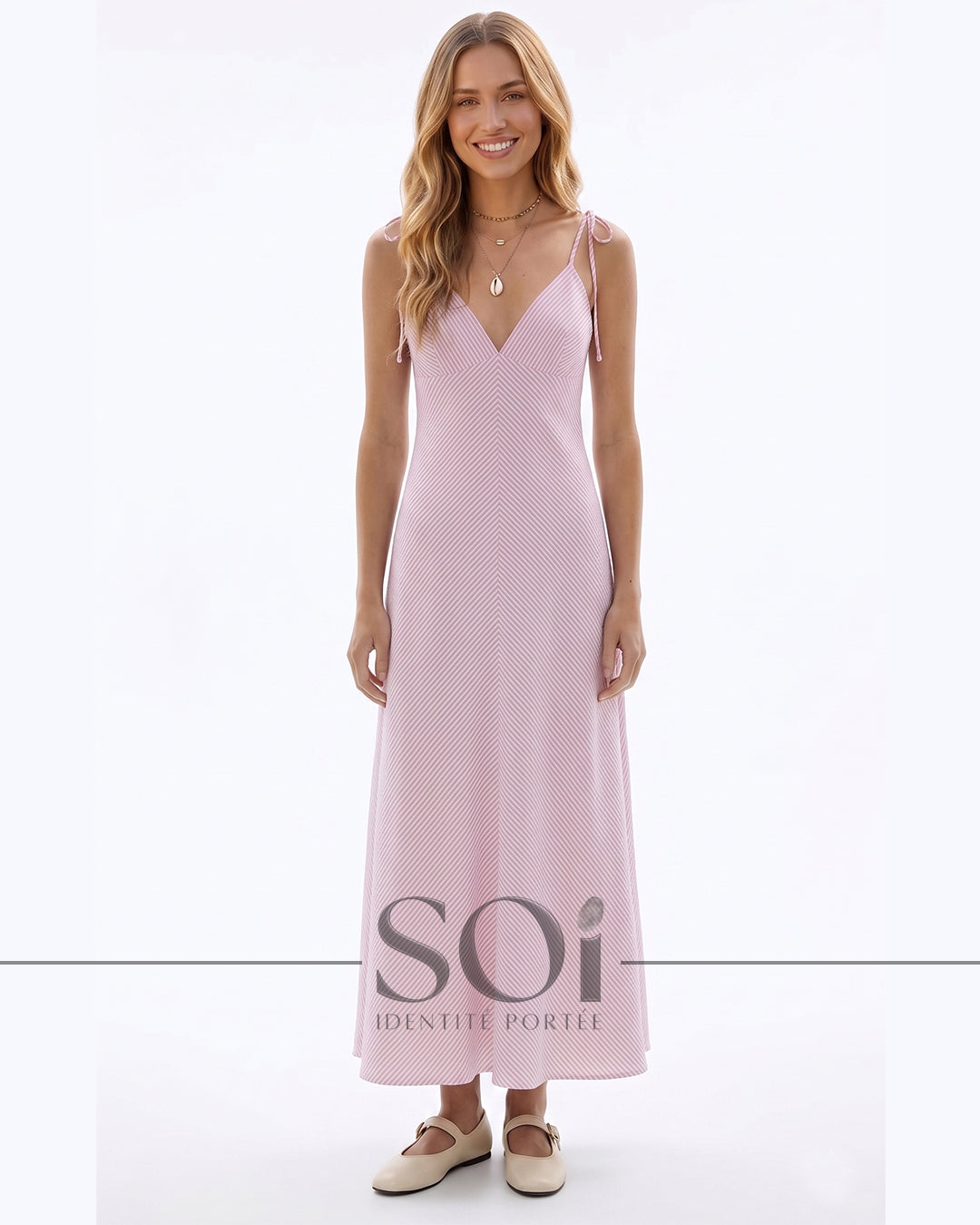 Striped Maxi Dress