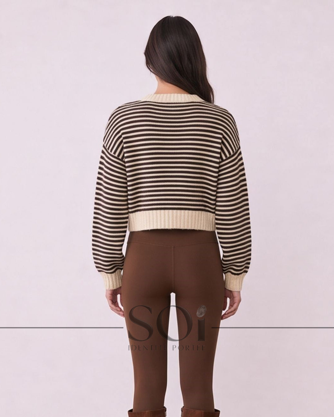 Striped Knit Sweater