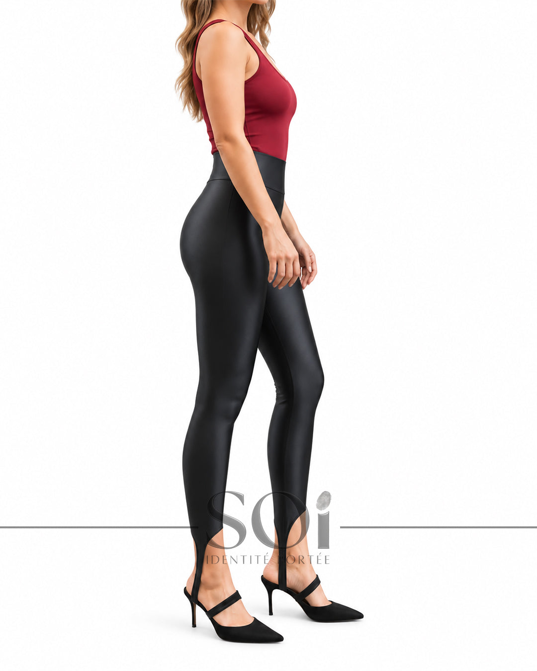High-Waist Stirrup Leggings