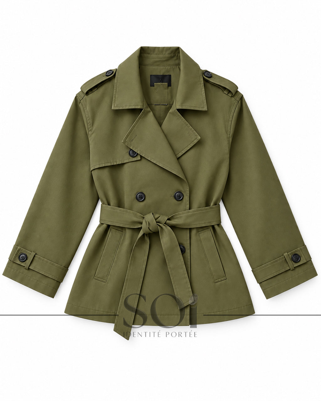 Belted Trench Jacket