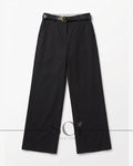 Belted Wide-Leg Pants