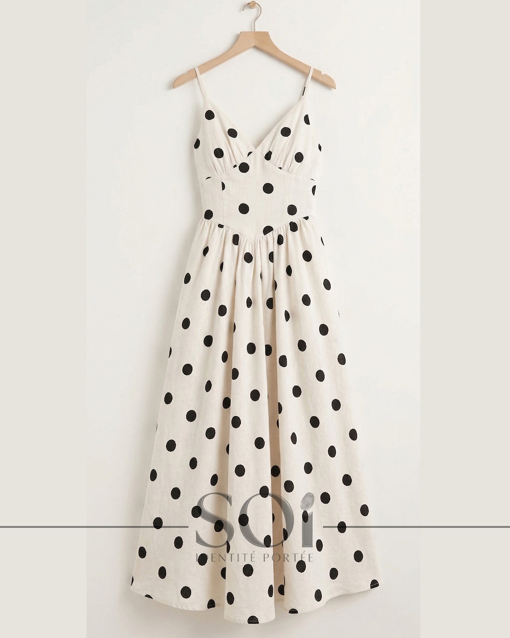 Polka Dot Midi Dress