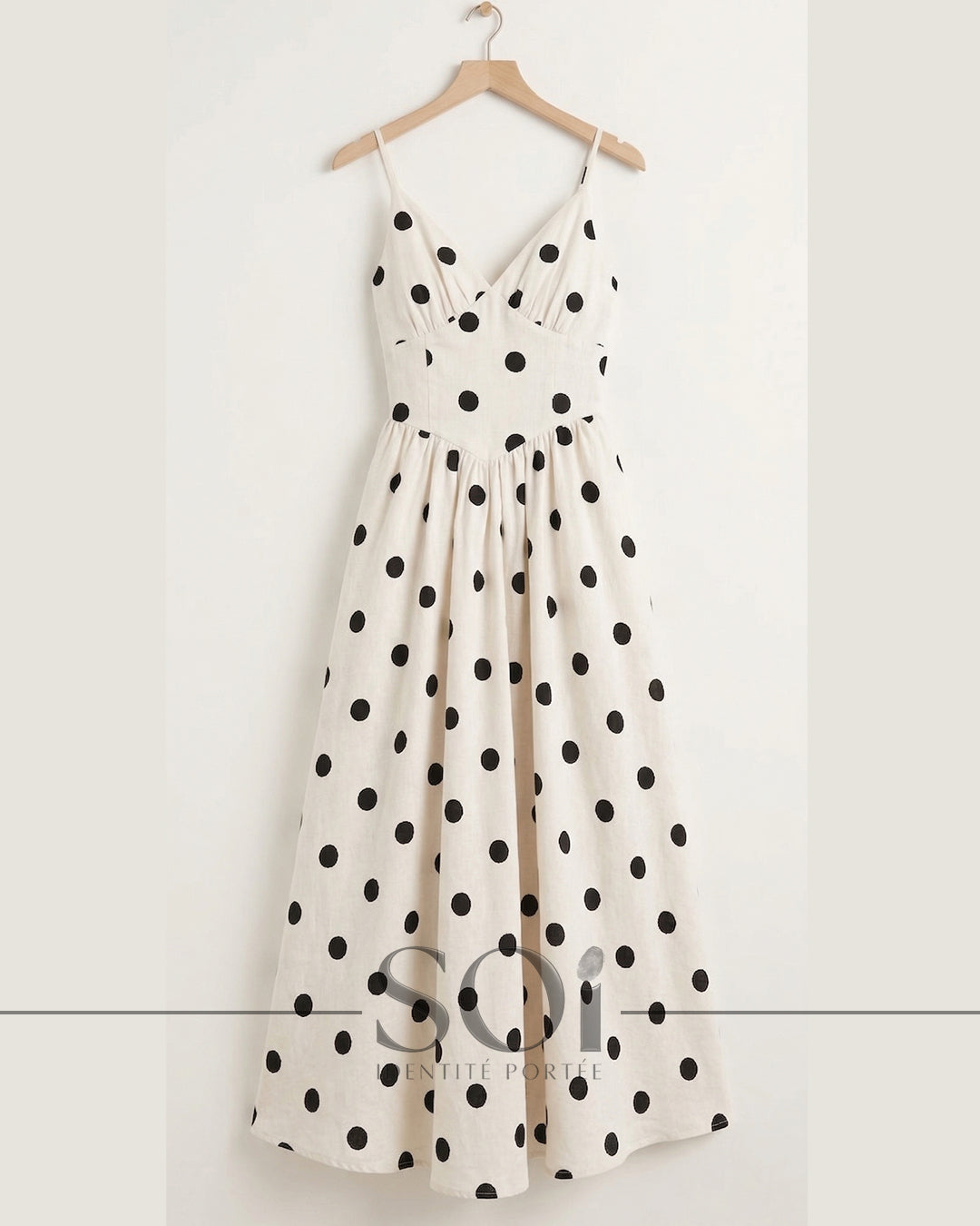 Polka Dot Midi Dress