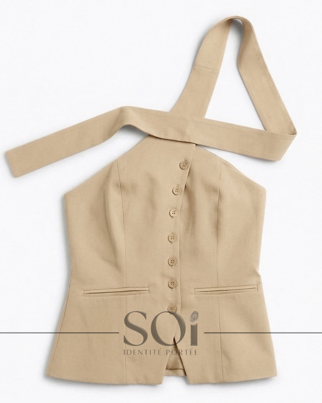 Asymmetrical Tailored Top