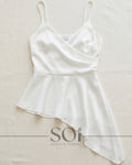 Asymmetrical Silk Top