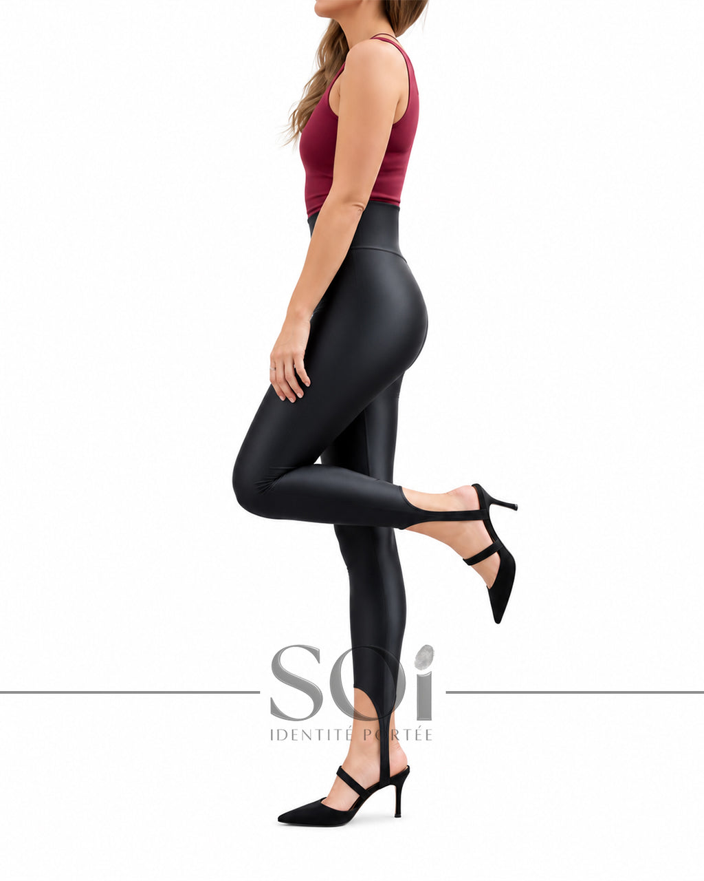High-Waist Stirrup Leggings