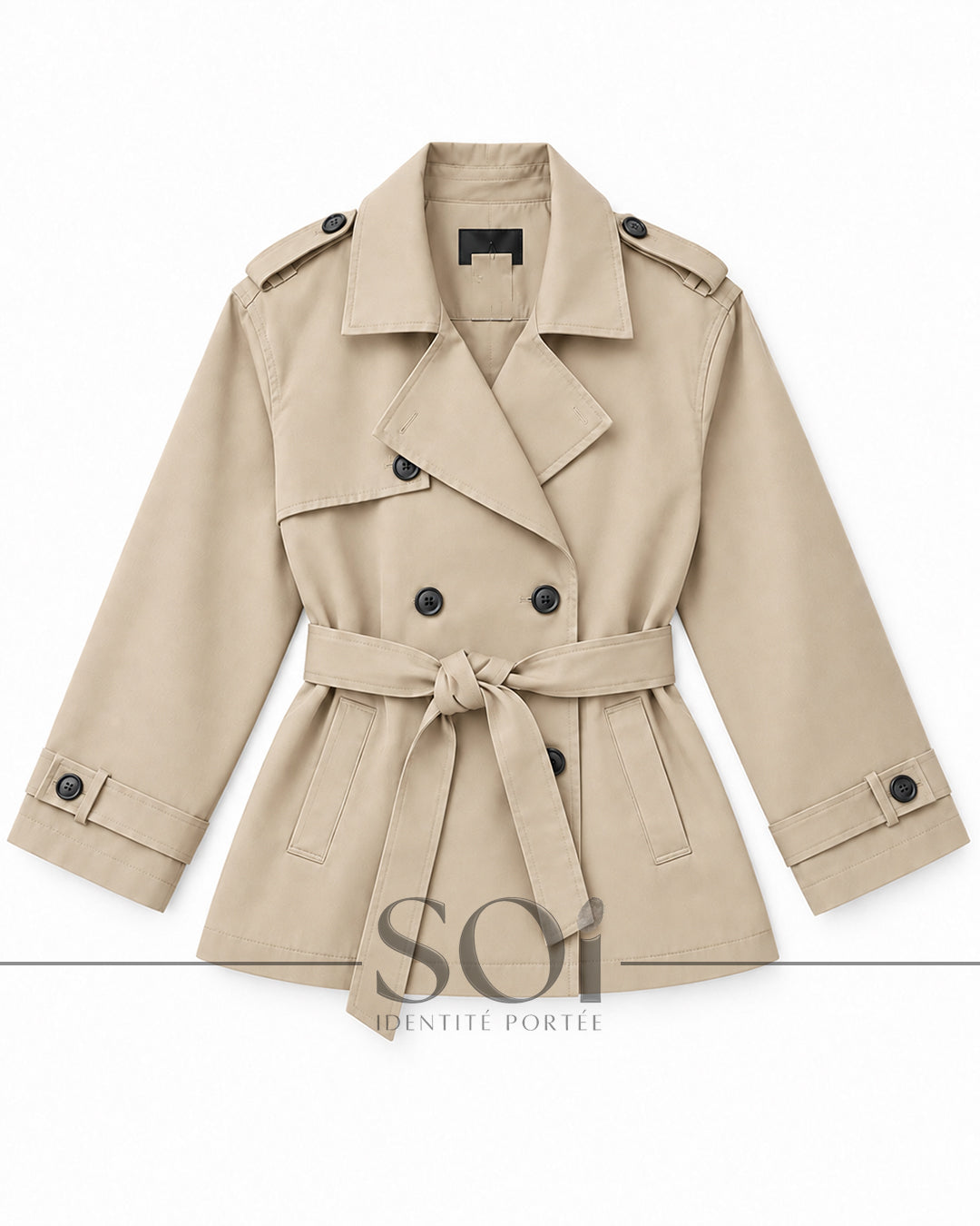 Belted Trench Jacket