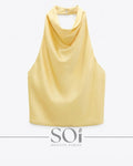 Open-Back halter top