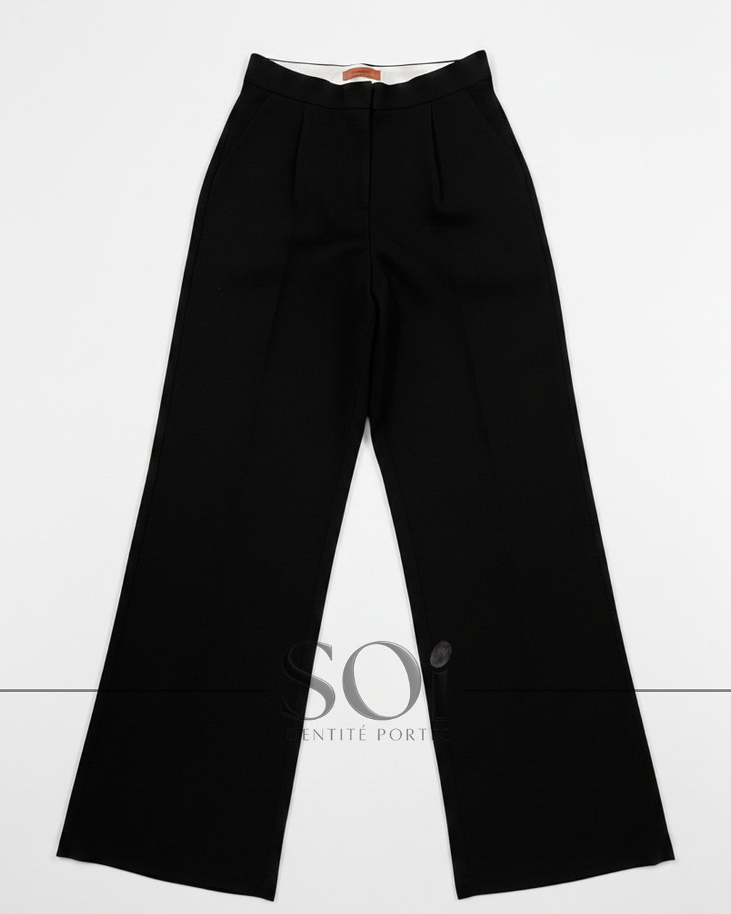 High-Waisted Wide-Leg Trousers