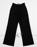 High-Waisted Wide-Leg Trousers