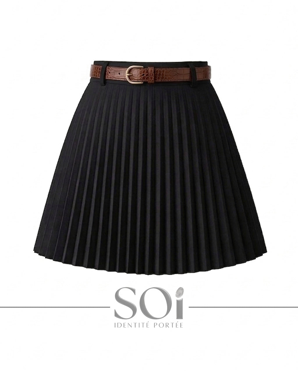 Pleated Mini Skirt
