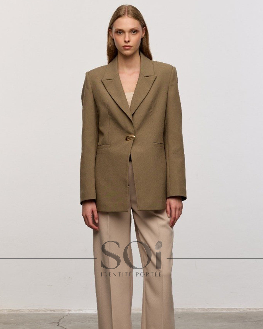 Single-Button Blazer