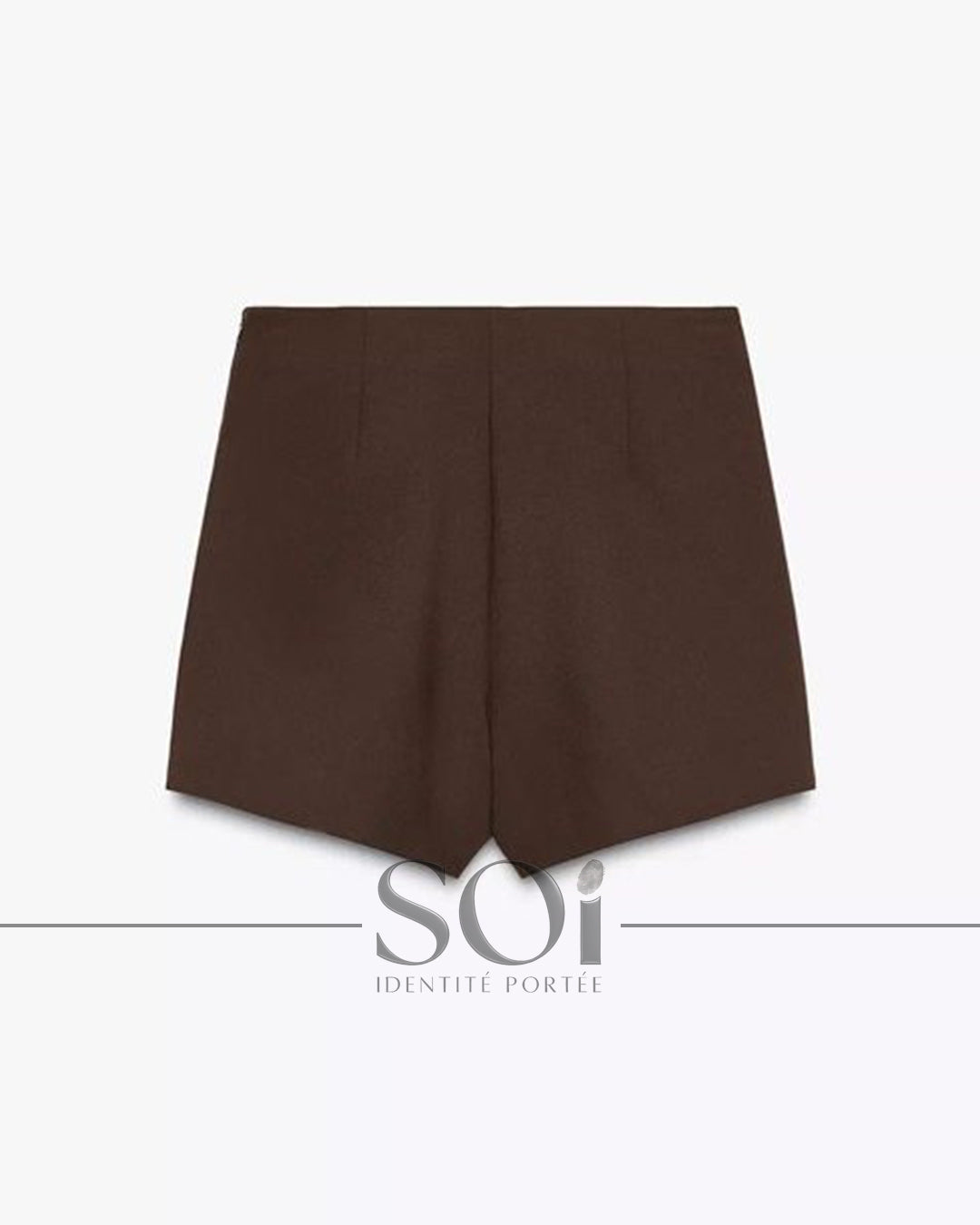 Button-Detail Mini Skort