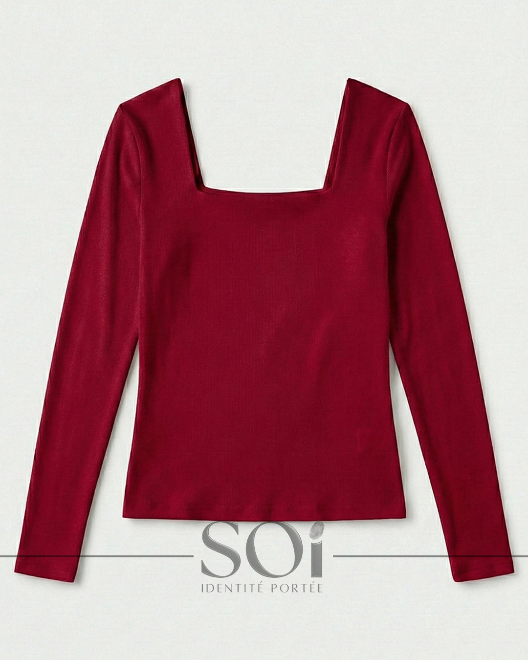 Basic Top - Square Neckline